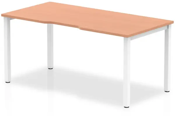 Dynamic Evolve Plus Bench Desk Single - 1400 x 800mm - Beech