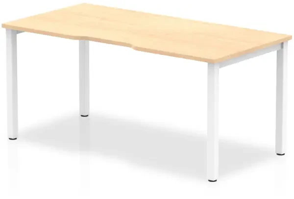 Dynamic Evolve Plus Bench Desk Single - 1400 x 800mm - Maple