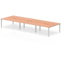 Dynamic Evolve Plus Bench Desk Six Person Back To Back - 4800 x 1600mm
