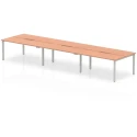 Dynamic Evolve Plus Bench Desk Six Person Back To Back - 4200 x 1600mm