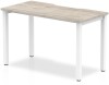 Dynamic Evolve Plus Bench Desk Single - 1200 x 800mm - Grey oak