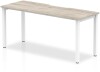 Dynamic Evolve Plus Bench Desk Single - 1600 x 800mm - Grey oak