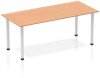 Dynamic Impulse Post Leg Straight Table - 1800 x 800mm