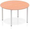 Dynamic Impulse Box Frame Leg Round Table - Beech