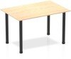 Dynamic Impulse Post Leg Straight Table - 1200 x 800mm