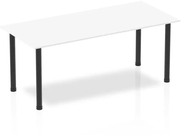 Dynamic Impulse Post Leg Straight Table - 1800 x 800mm