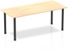 Dynamic Impulse Post Leg Straight Table - 1800 x 800mm