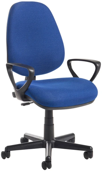 Dams Bilbao Operators Chair with Fixed Arms - Blue