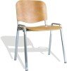 Dynamic ISO Beech Chair without Arms - Beech