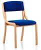 Dynamic Madrid Visitor Chair Without Arms - Blue