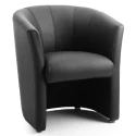 Dynamic Neo Tub Black Leather Chair