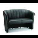 Dynamic Neo Twin Tub Black Leather Chair