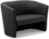 Dynamic Neo Twin Tub Black Fabric Chair - Black