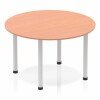 Dynamic Impulse Post Leg Circle Table - Beech