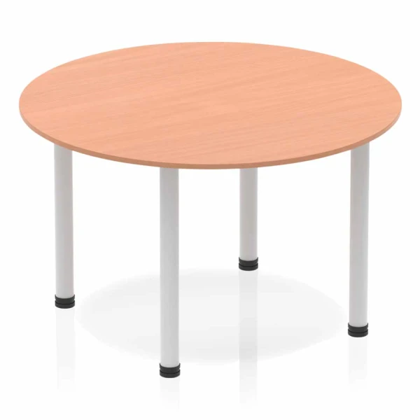 Dynamic Impulse Post Leg Circle Table - Beech