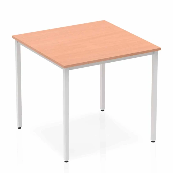 Dynamic Impulse Box Leg Straight Table 800 x 800mm - Beech