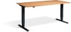 Lavoro Advance Height Adjustable Desk - 1400 x 700mm - Beech