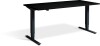 Lavoro Advance Height Adjustable Desk - 1600 x 700mm - Black