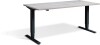 Lavoro Advance Height Adjustable Desk - 1600 x 700mm - Cascina Pine