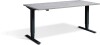 Lavoro Advance Height Adjustable Desk - 1800 x 800mm - Concrete