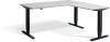 Lavoro Advance Corner Height Adjustable Desk - 1800 x 1600mm - Cascina Pine