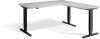 Lavoro Advance Corner Height Adjustable Desk - 1800 x 1600mm - Grey
