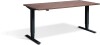 Lavoro Advance Height Adjustable Desk - 1400 x 700mm - Ferro Bronze