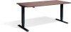 Lavoro Advance Height Adjustable Desk - 1600 x 700mm - Ferro Bronze