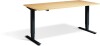 Lavoro Advance Height Adjustable Desk - 1600 x 800mm - Oak