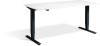 Lavoro Advance Height Adjustable Desk - 1200 x 800mm - White