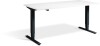 Lavoro Advance Height Adjustable Desk - 1600 x 800mm - White