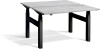 Lavoro Duo Height Adjustable Desk - 1400 x 800mm - Cascina Pine