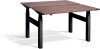 Lavoro Duo Height Adjustable Desk - 1200 x 800mm - Ferro Bronze