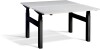 Lavoro Duo Height Adjustable Desk - 1800 x 800mm - Grey