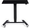 Lavoro Flex 4 Wheel Mobile Desk - 800 x 600mm - Black