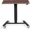 Lavoro Flex 4 Wheel Mobile Desk - 800 x 600mm - Ferro Bronze