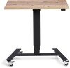 Lavoro Flex 4 Wheel Mobile Desk - 800 x 600mm - Timber