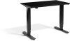 Lavoro Mini Height Adjustable Desk - 1000 x 600mm - Black