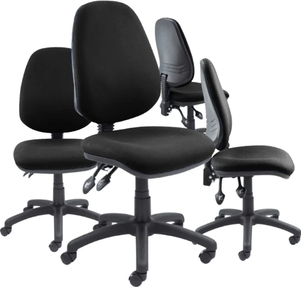 Dams Vantage 100 Operator Chairs - Pack of 4 - Black