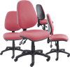 Dams Vantage 100 Operator Chairs - Pack of 4 - Burgundy