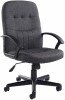 Gentoo Cavalier Fabric Managers Chair - Charcoal