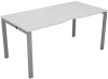 TC Bench Desk, Pod of 1, Full Depth - 1600 x 800mm - White