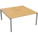 TC Bench Desk, Pod of 2, Full Depth - 1400 x 1600mm