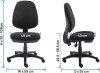 TC Versi 2 Lever Operators Chair with Fixed Arms