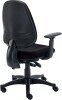 TC Versi 2 Lever Operators Chair with Adjustable Arms - Black
