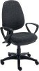 TC Versi 2 Lever Operators Chair with Fixed Arms - Charcoal