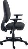 TC Versi 2 Lever Operators Chair with Adjustable Arms - Charcoal
