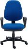 TC Versi 2 Lever Operators Chair with Fixed Arms - Royal Blue