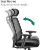 TC Radical Mesh Task chair with Headrest - Grey