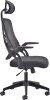 TC Eaton Mesh Back Chair with Folding Arms